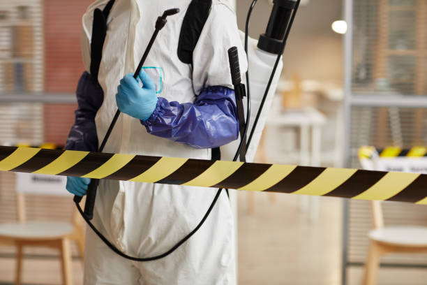 Professional Blood Cleanup technician working in Rudolph, WI